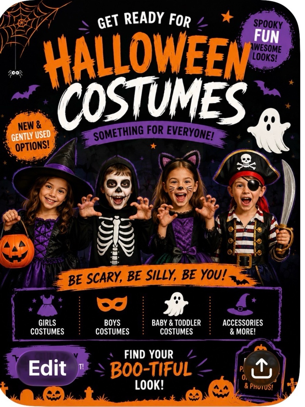 Halloween costumes just added!!